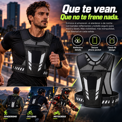 Chaleco reflectante deportivo